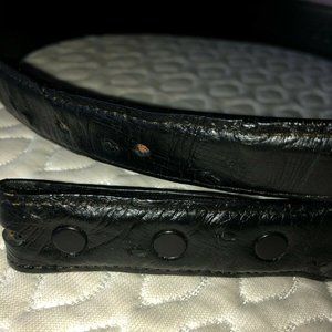Ostrich Black Belt SZ 29 made in USA